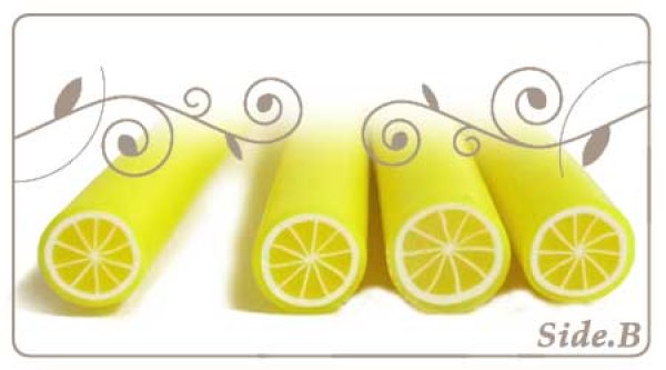 画像1: スライス棒：フルーツ★レモン (1)