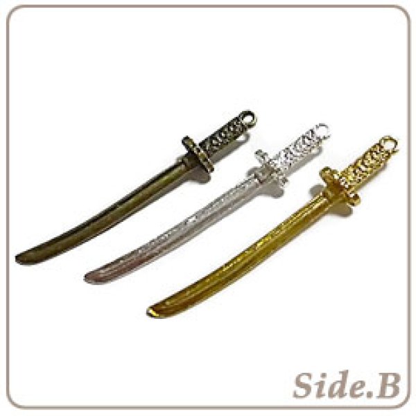 画像1: 和風チャーム：刀-katana-（小） (1)