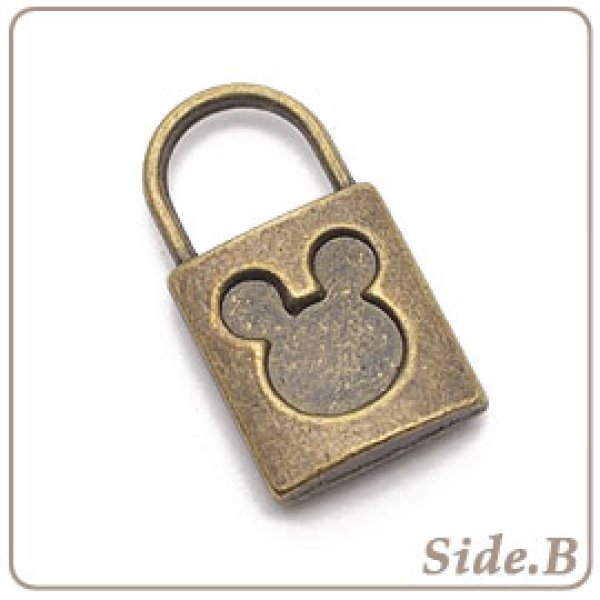 画像1: チャーム・Mouse padlock (1)