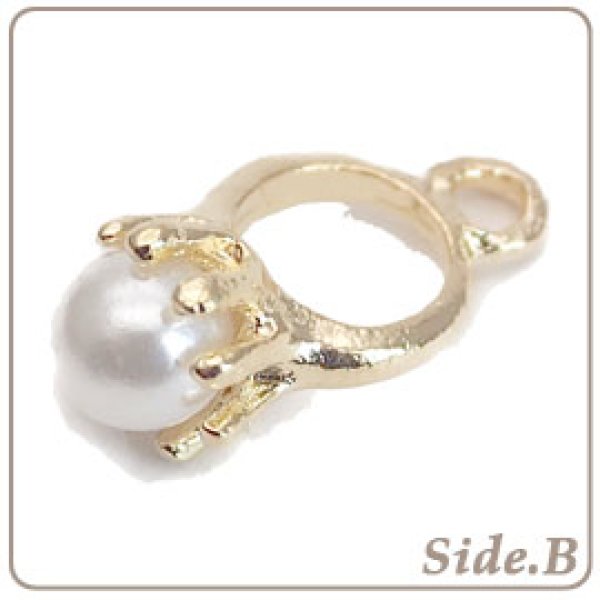 画像1: チャーム：Pearl pure ring (1)